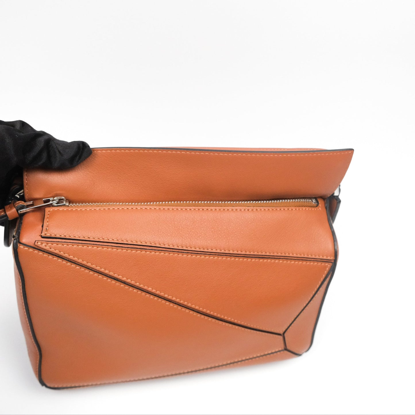 Loewe Small Puzzle Bag Tan Calfskin