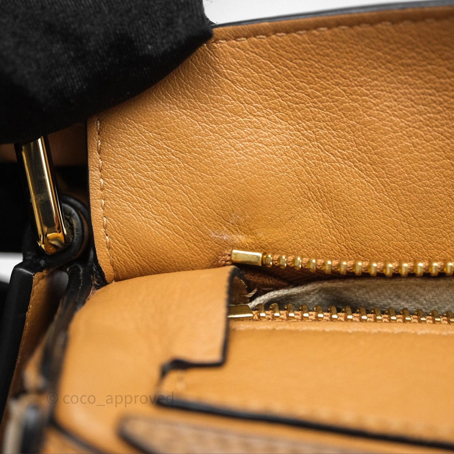 Loewe Small Puzzle Bag Warm Desert & Mink Two Tone Calfskin