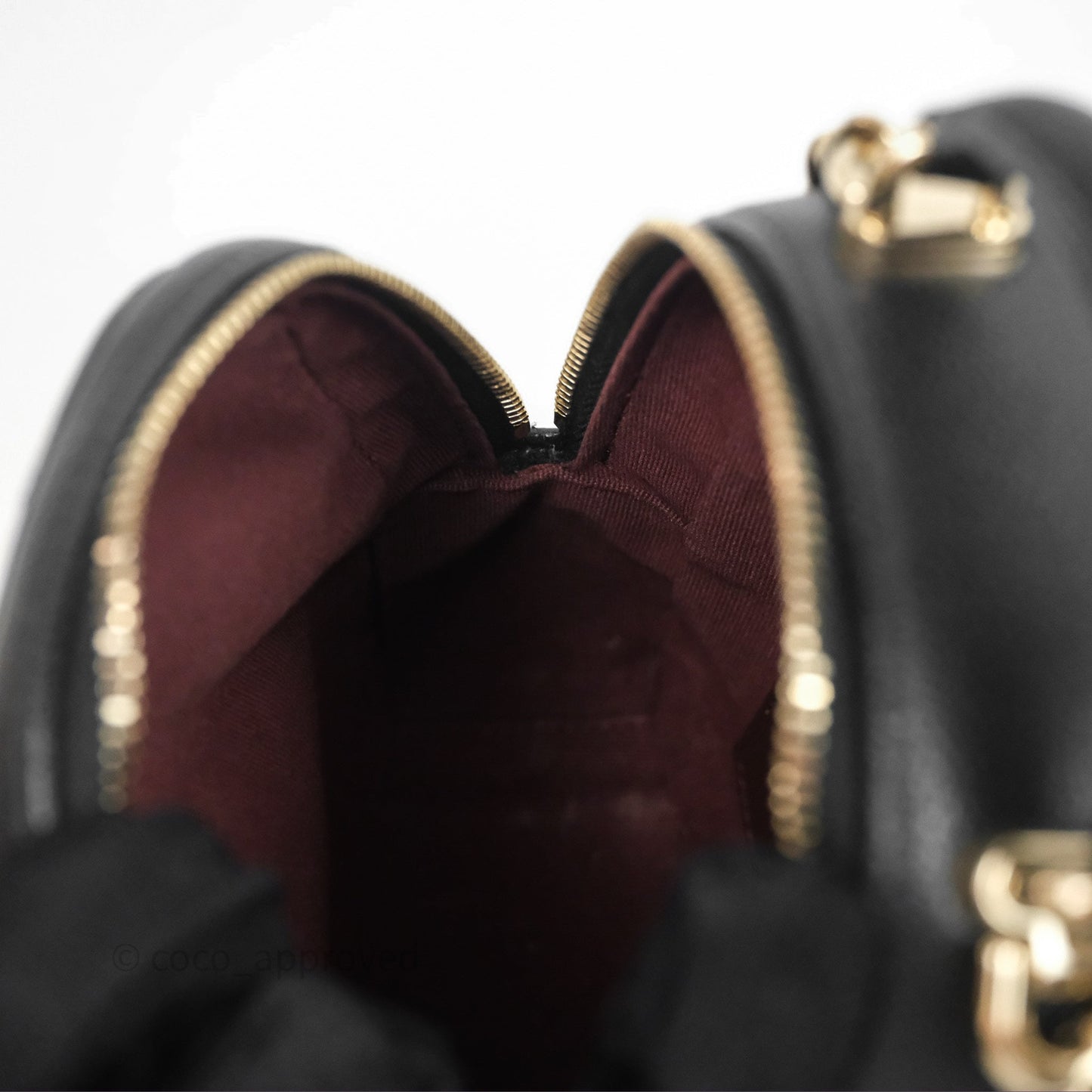 Chanel Classic Mini Backpack Black Caviar Gold Hardware