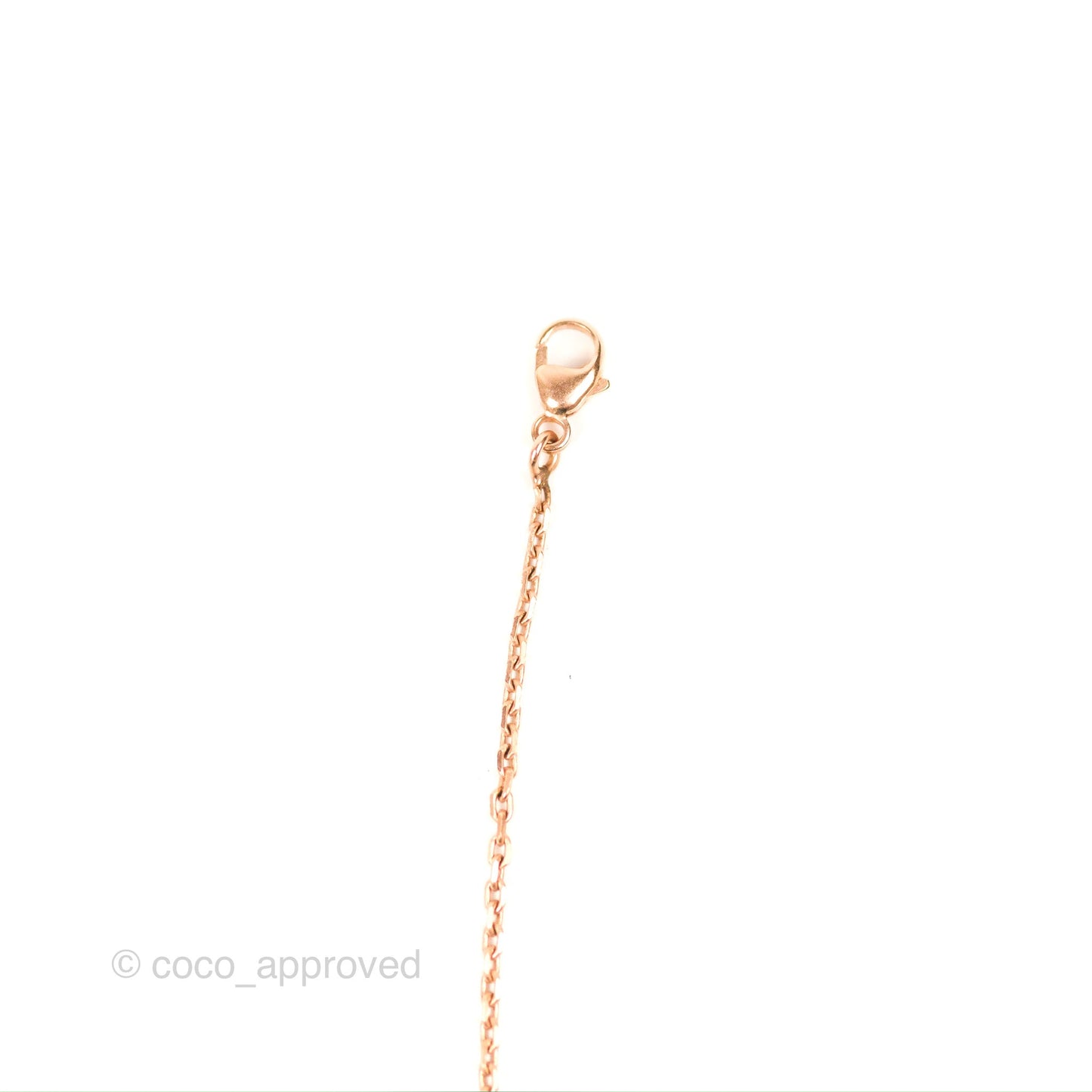 Hermès Eileen Pendant Necklace Rose Noir