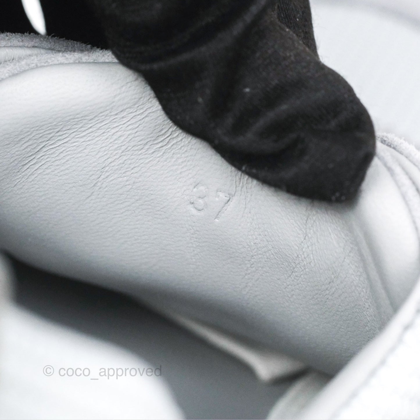Hermès Sneaker Femme Bouncing Mesh Technique/ Chevre Gris Temperance