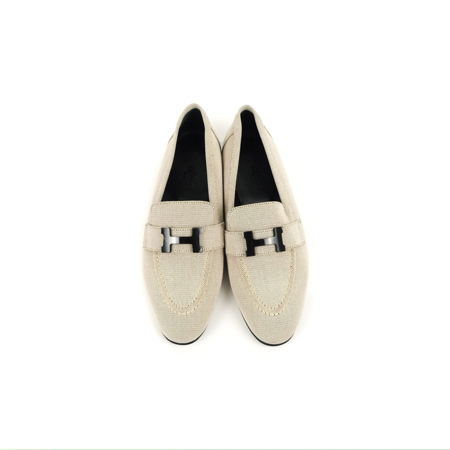 Hermès Paris Loafer Prunoir H Canvas Size 35