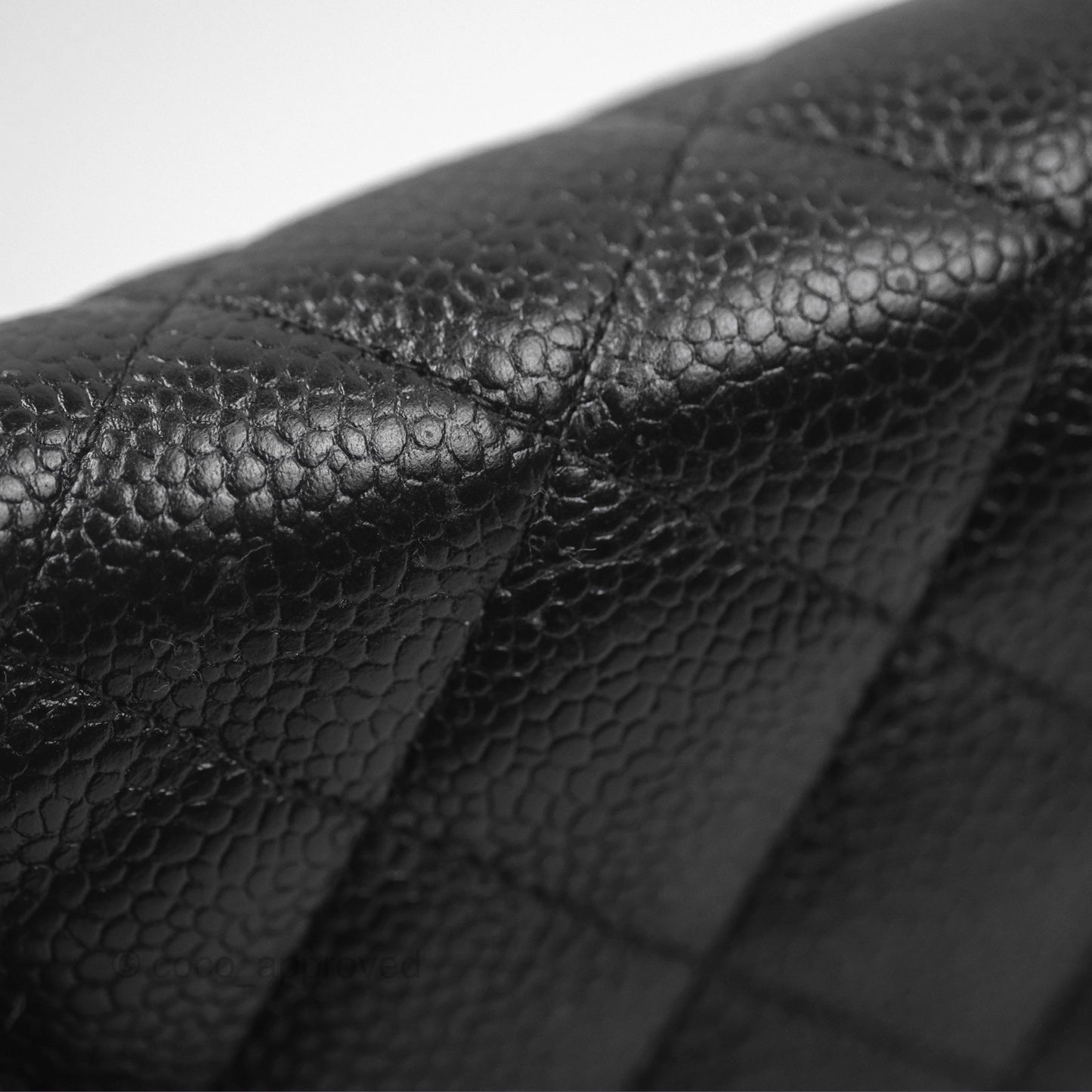 Chanel Quilted Classic WOC Black Caviar Silver Hardware