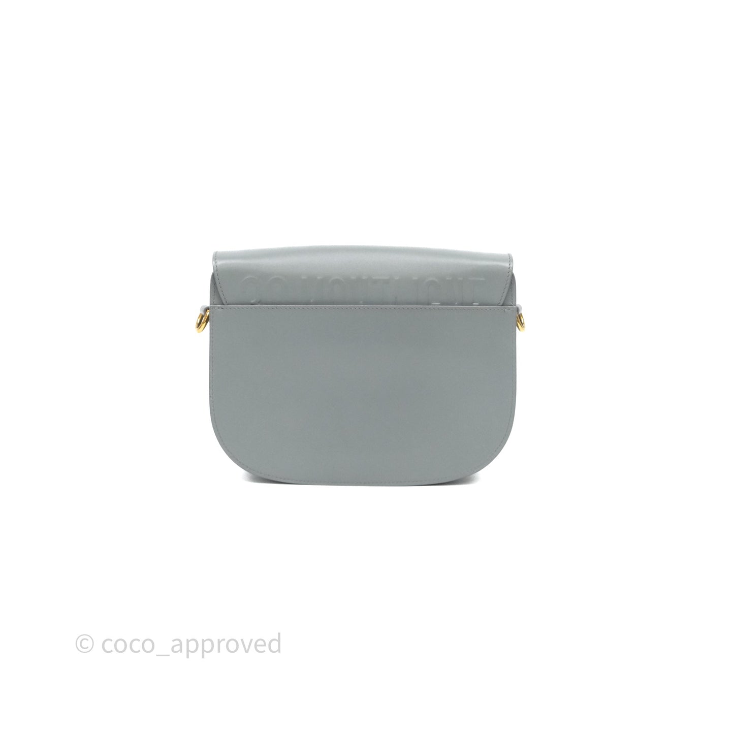 Christian Dior Medium Bobby Flap Grey Box Calfskin