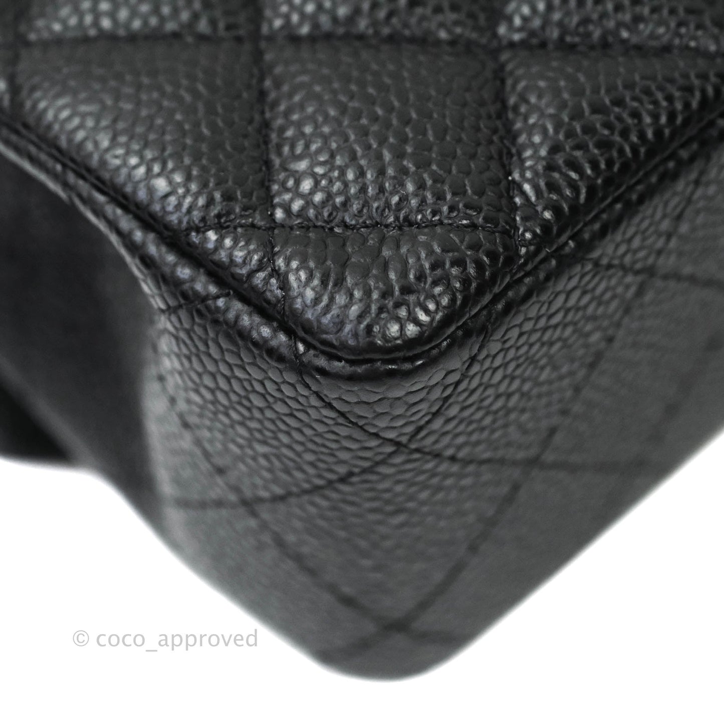 Chanel Classic Small S/M Flap Black Caviar Gold Hardware