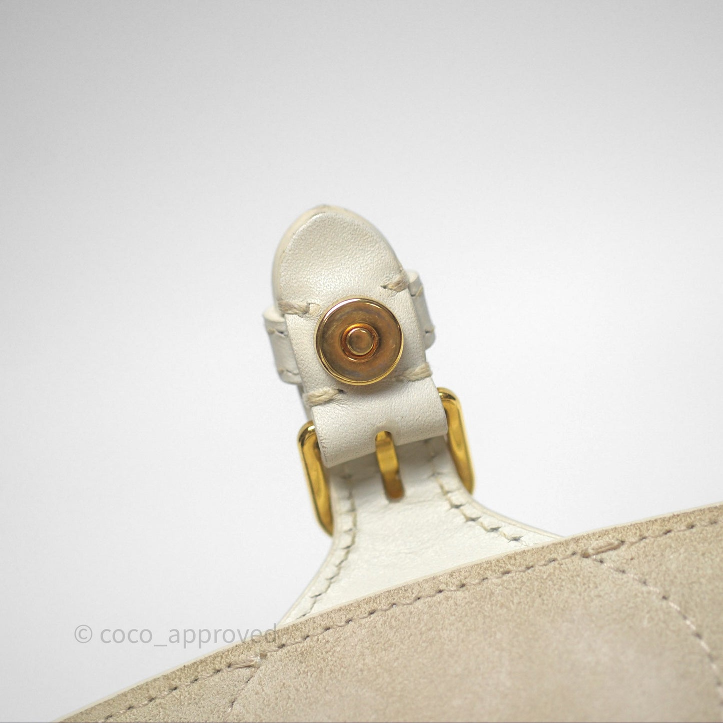Christian Dior Bobby East-West Bag Calfskin White