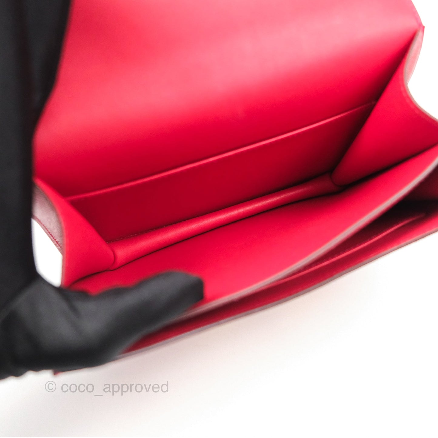 Hermès Constance Mini 18cm Red Epsom Gold Hardware