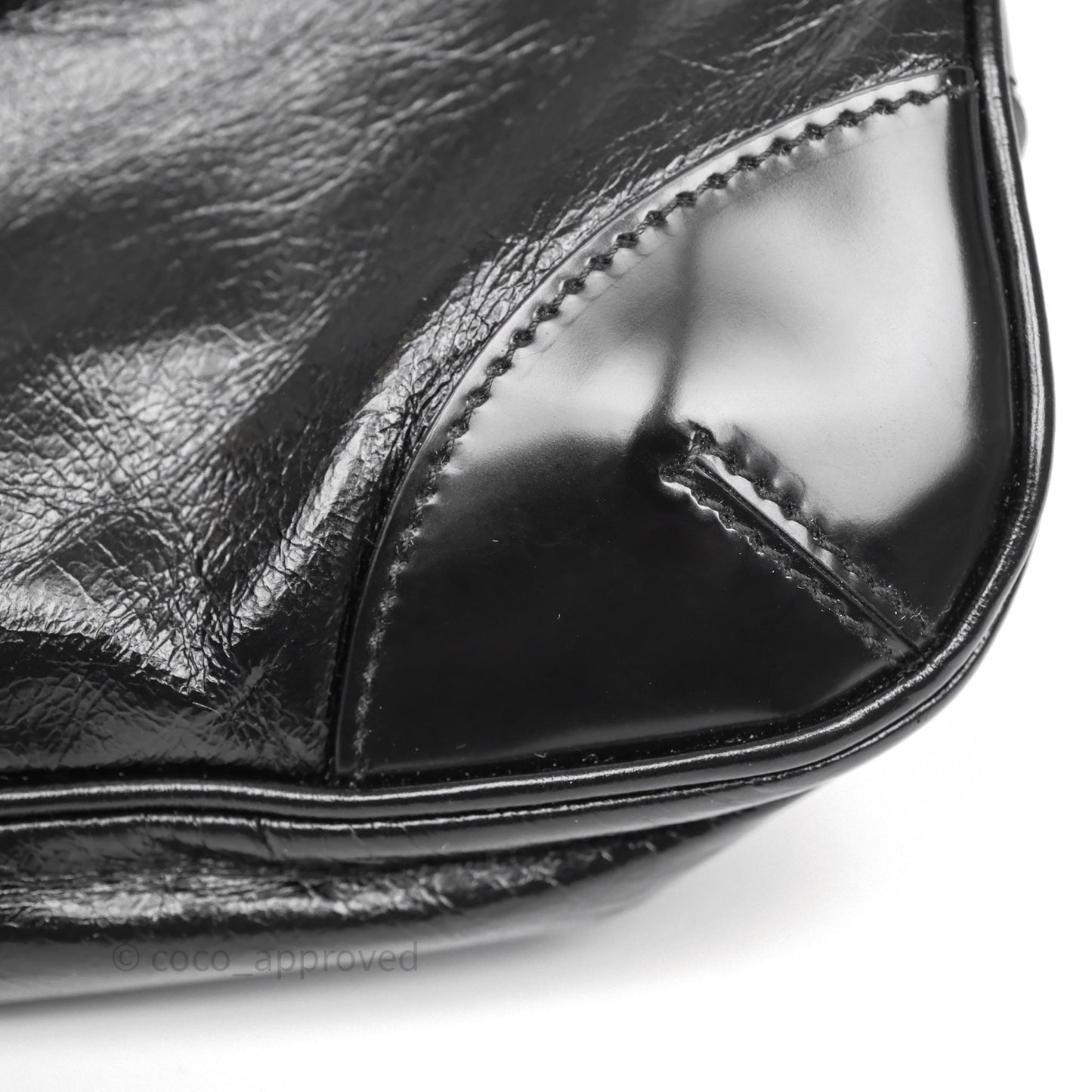 Prada Re-Edition 2002 Small Shoulder Bag Black Brushed Calf Leather