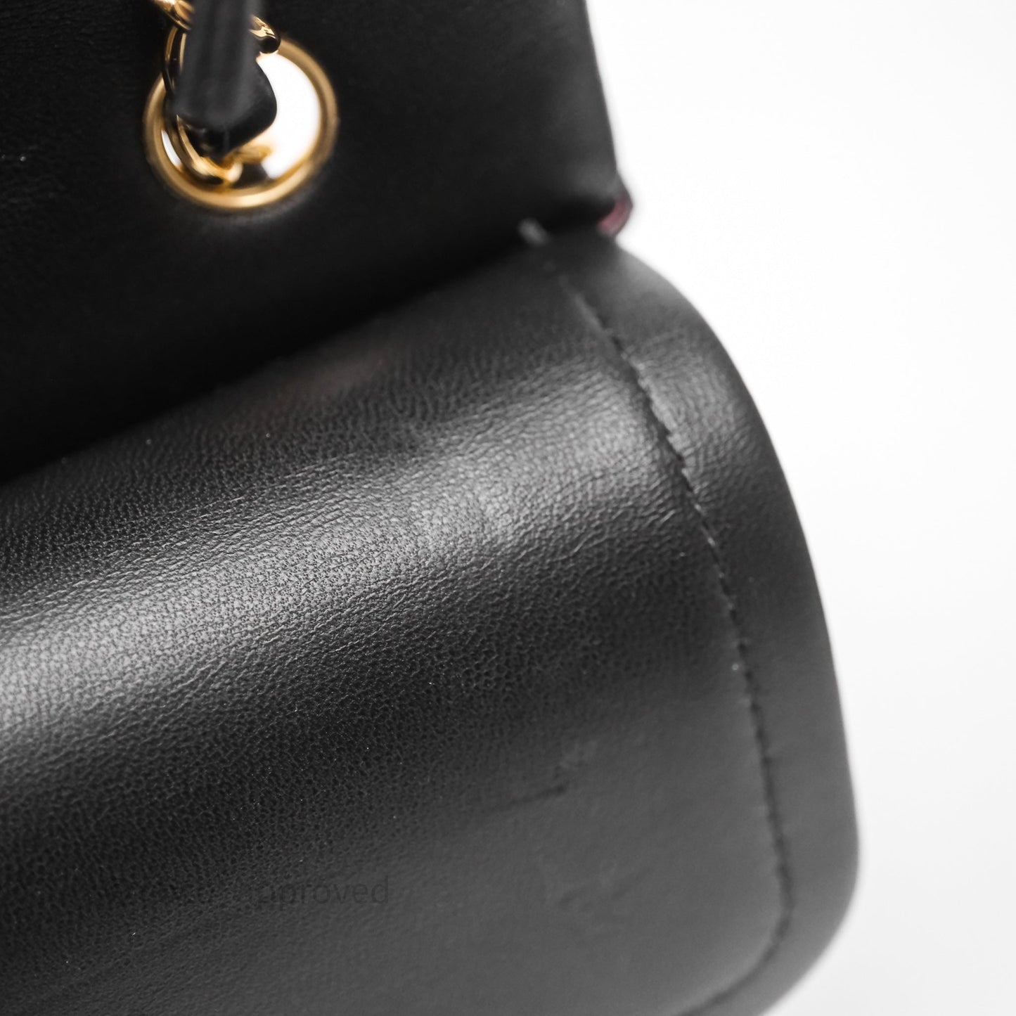 Chanel Classic M/L Medium Flap Quilted Black Lambskin Gold Hardware