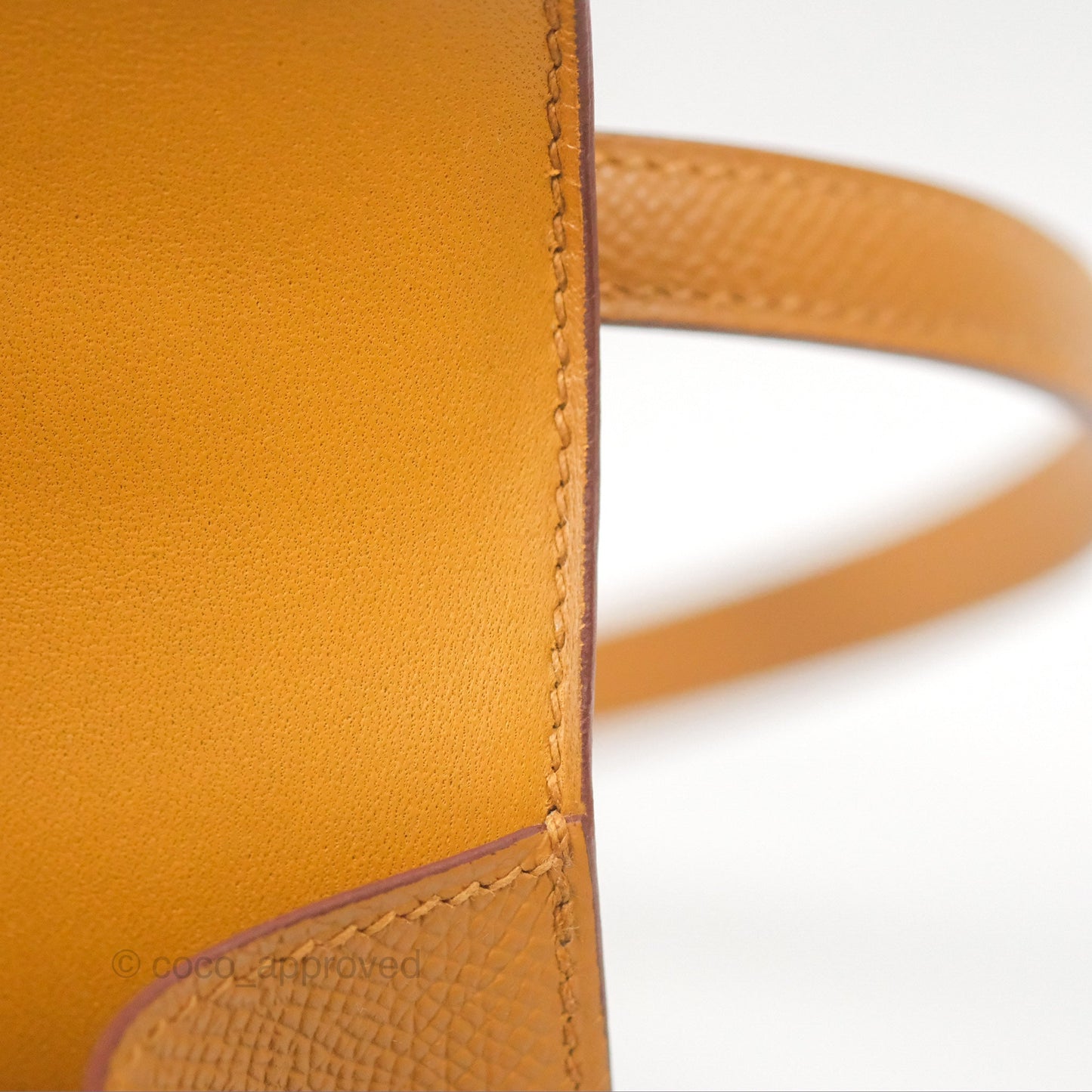 Hermès Constance Mini 18cm Mirror Sesame 2S Epsom Gold Hardware