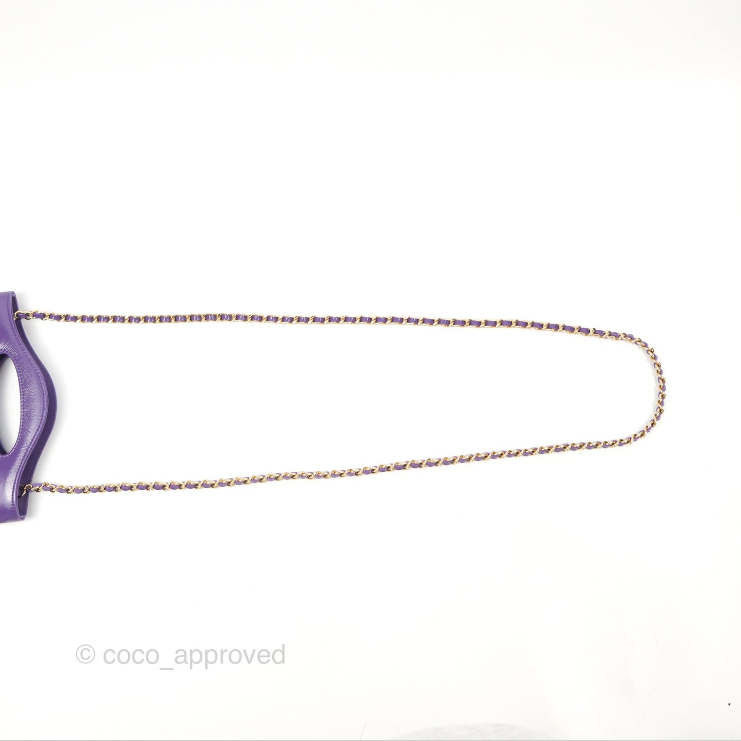 Chanel Nano 31 Purple Gold Hardware 24C