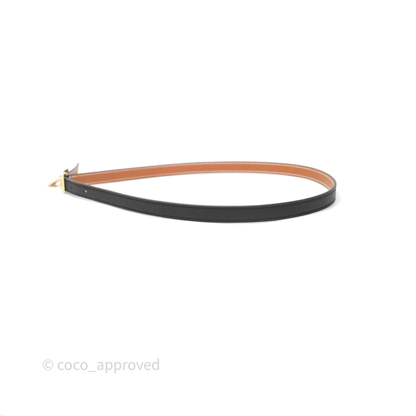 Hermès Swift/Epsom Lucky 15 Belt Gold Hardware