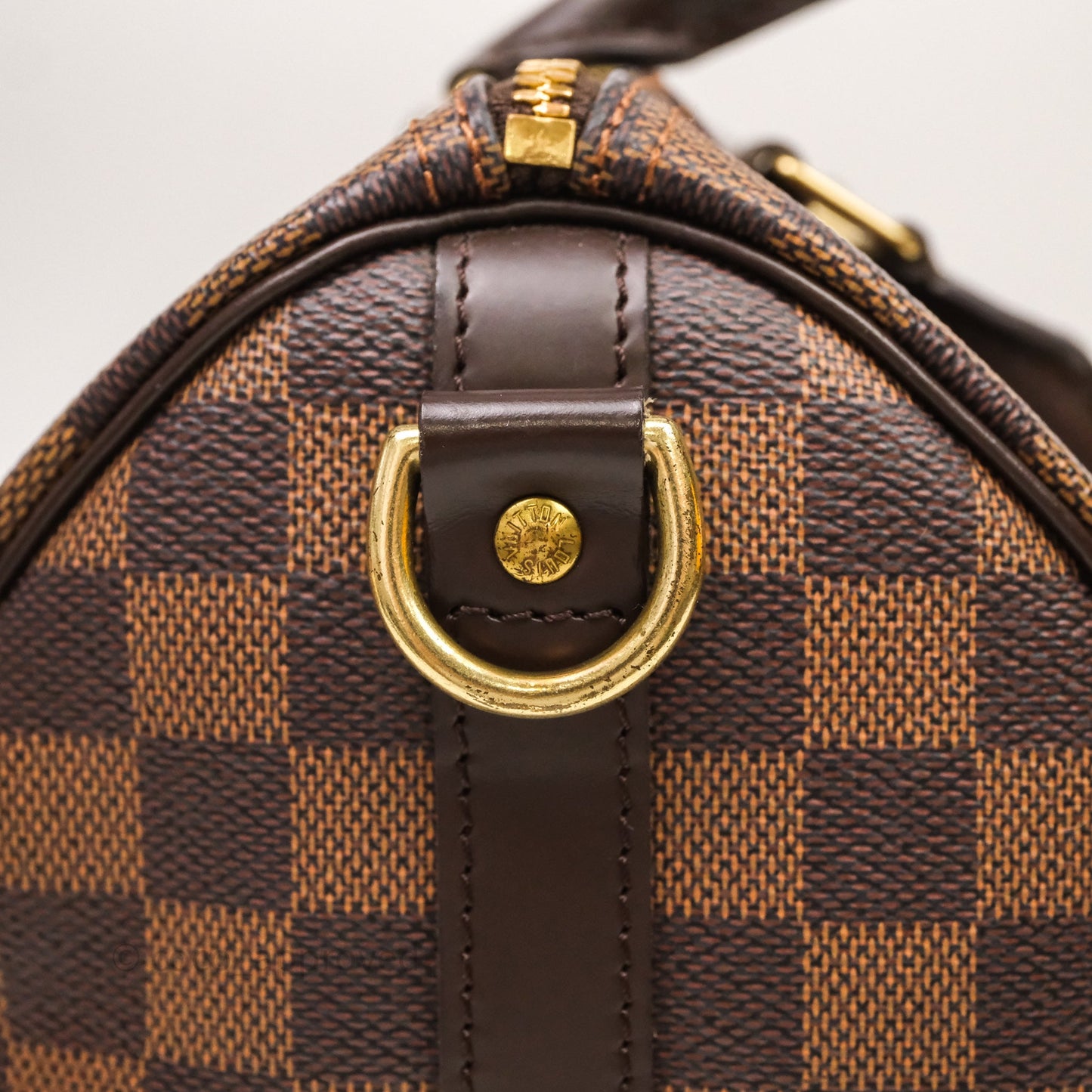 Louis Vuitton Speedy 25 Damier Canvas Gold Hardware