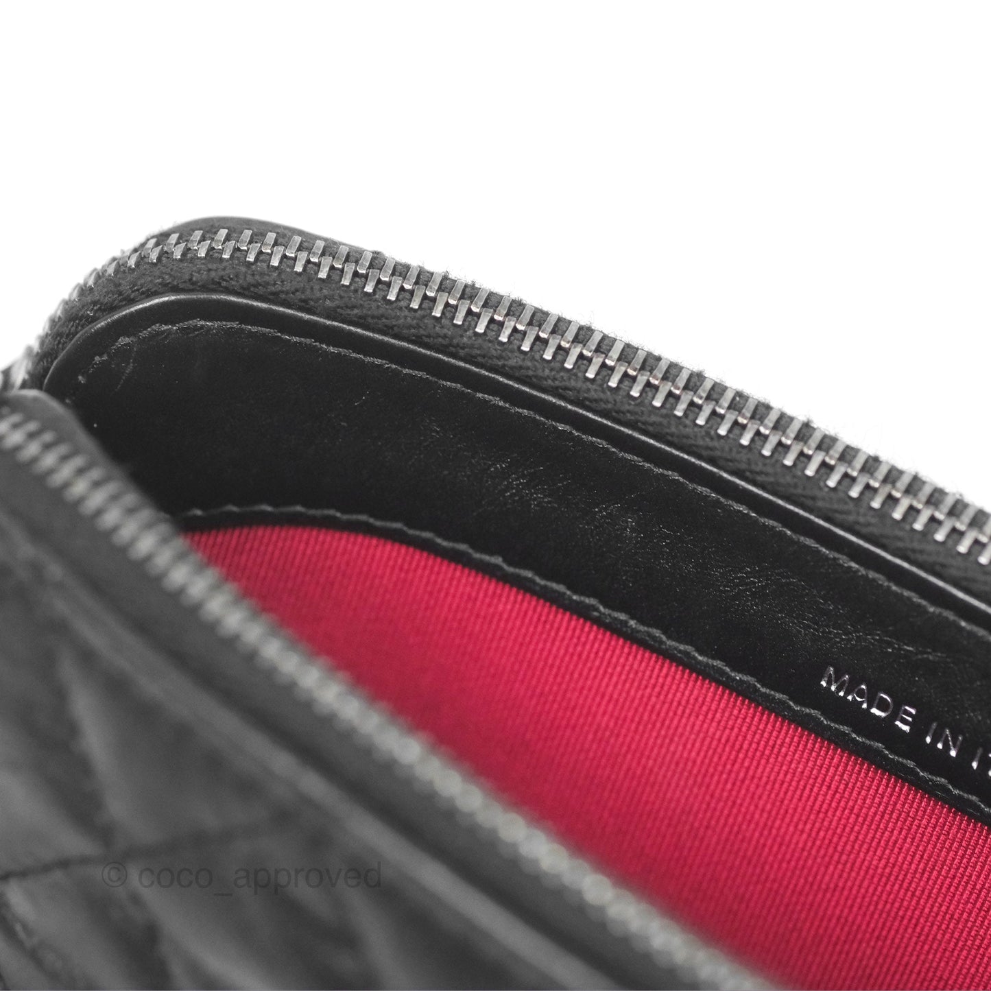 Chanel Gabrielle Clutch With Logo Strap Aged Calfskin Black Mixed Hardware