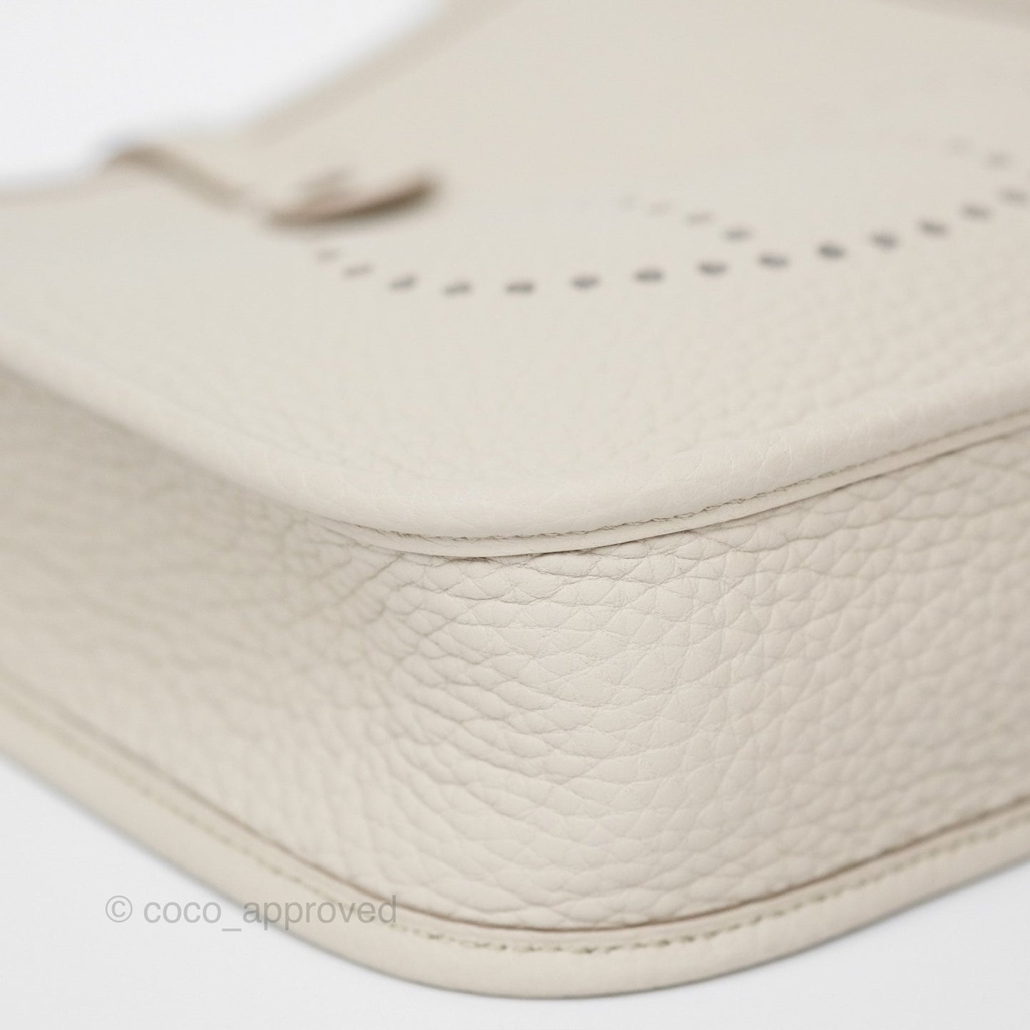 Hermès Mini Evelyne 16 Beton 8L Clemence Gold Hardware