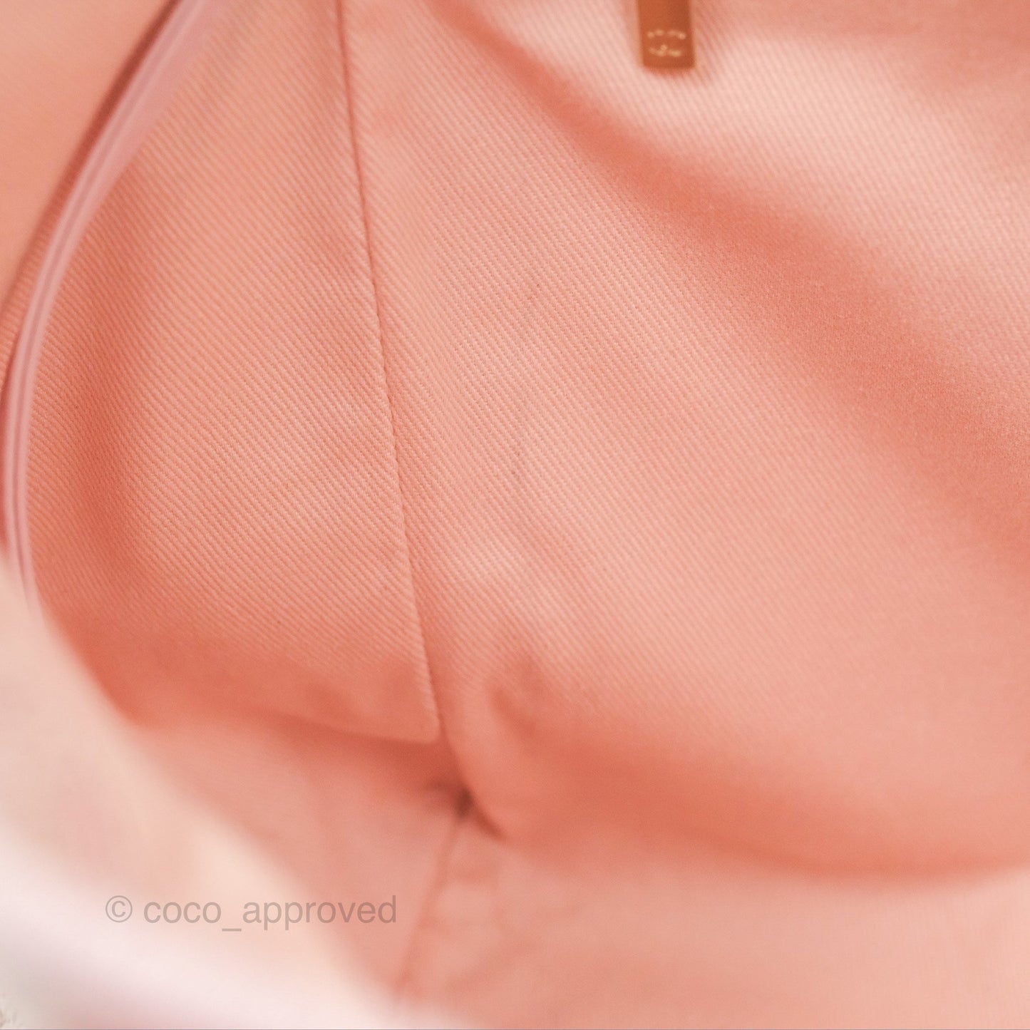 Chanel Large Deauville Tote Pink Woven Tweed Gold Hardware