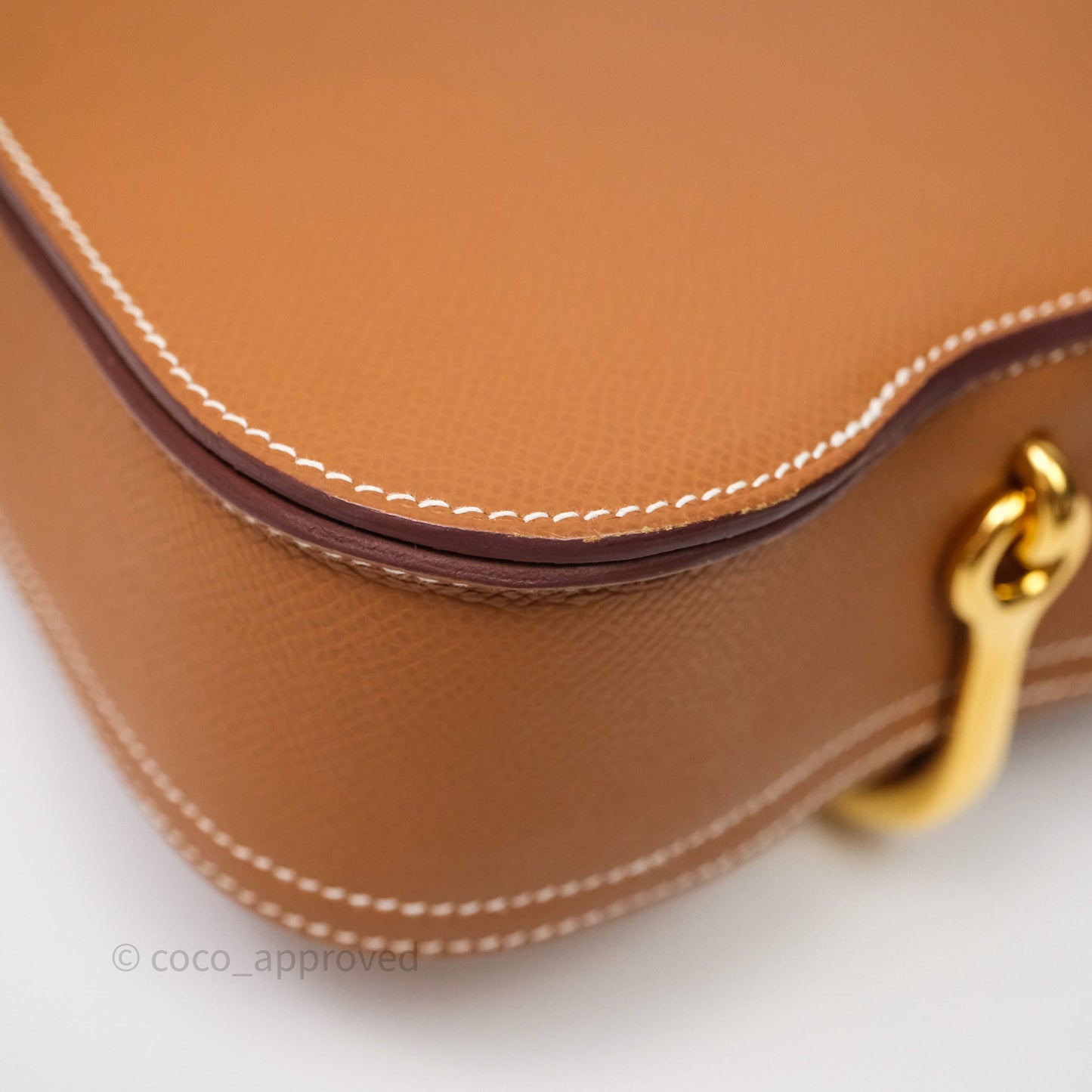 Hermès Della Cavalleria Mini Bag Gold 37 Epsom Gold Hardware