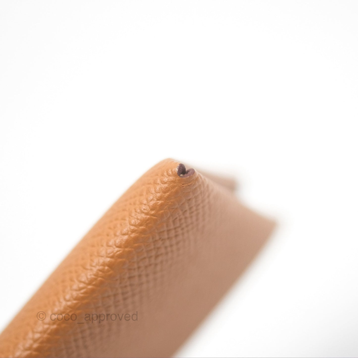 Hermès Calvi Card Holder 37 Gold Epsom Palladium Hardware