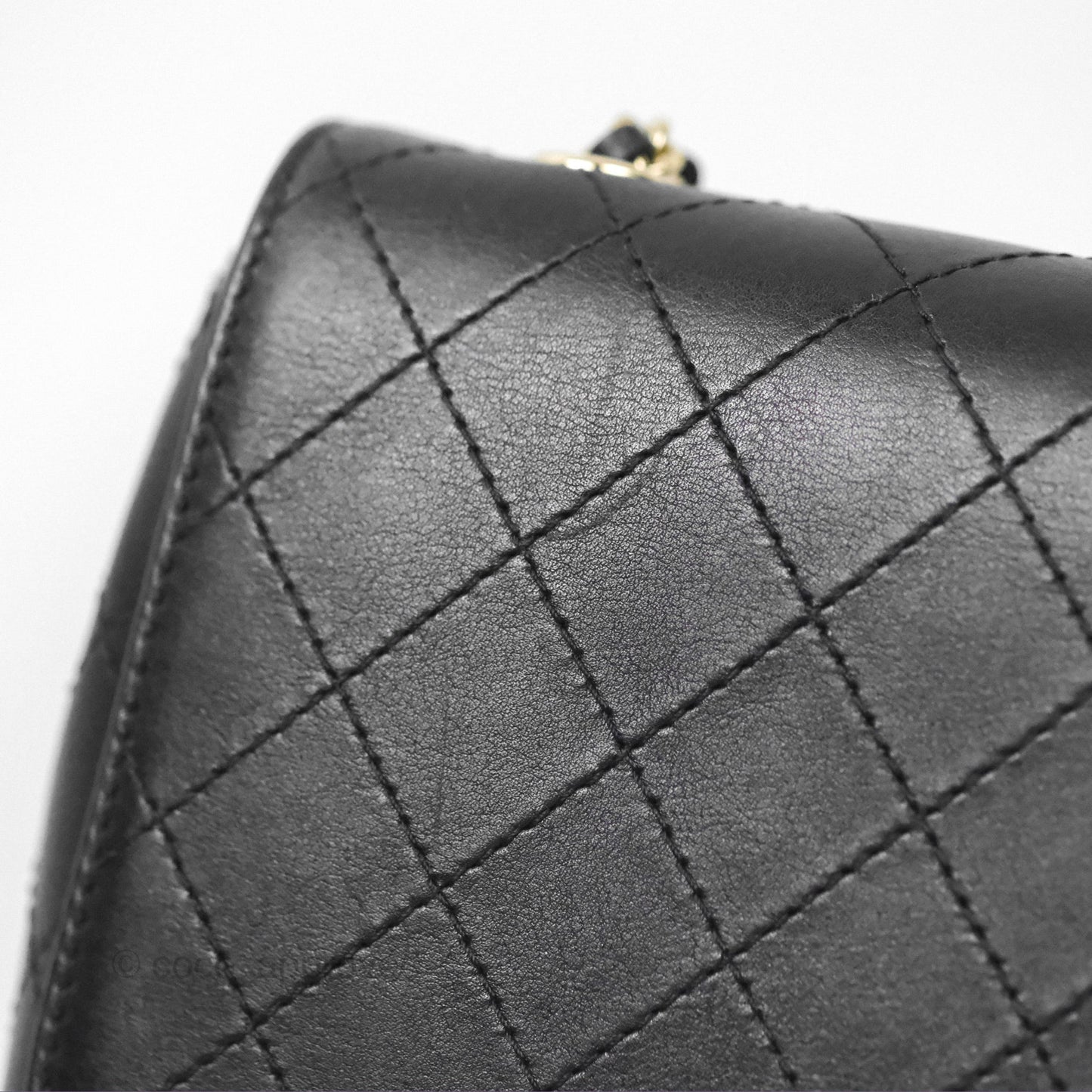 Chanel Calfskin Stitched Small Flap Bag Black
