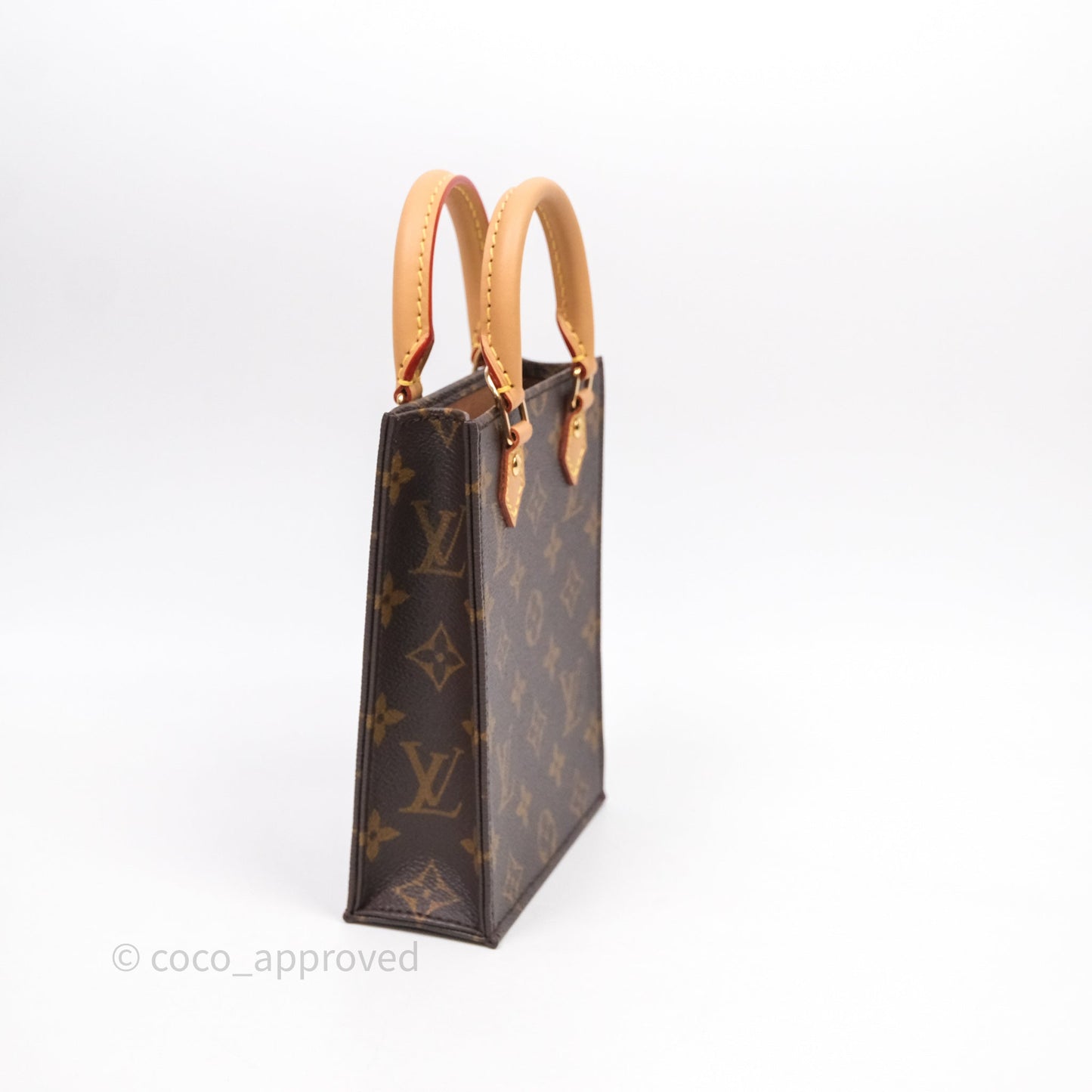 Louis Vuitton Petit Sac Plat Bag Monogram Canvas