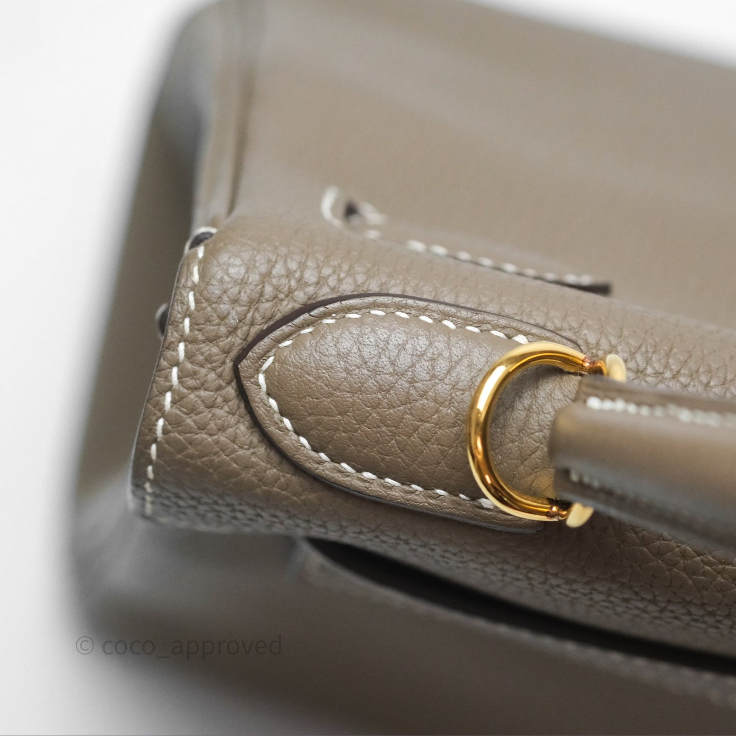 Hermès Kelly II 28 Retourne Etoupe 18 Togo Gold Hardware