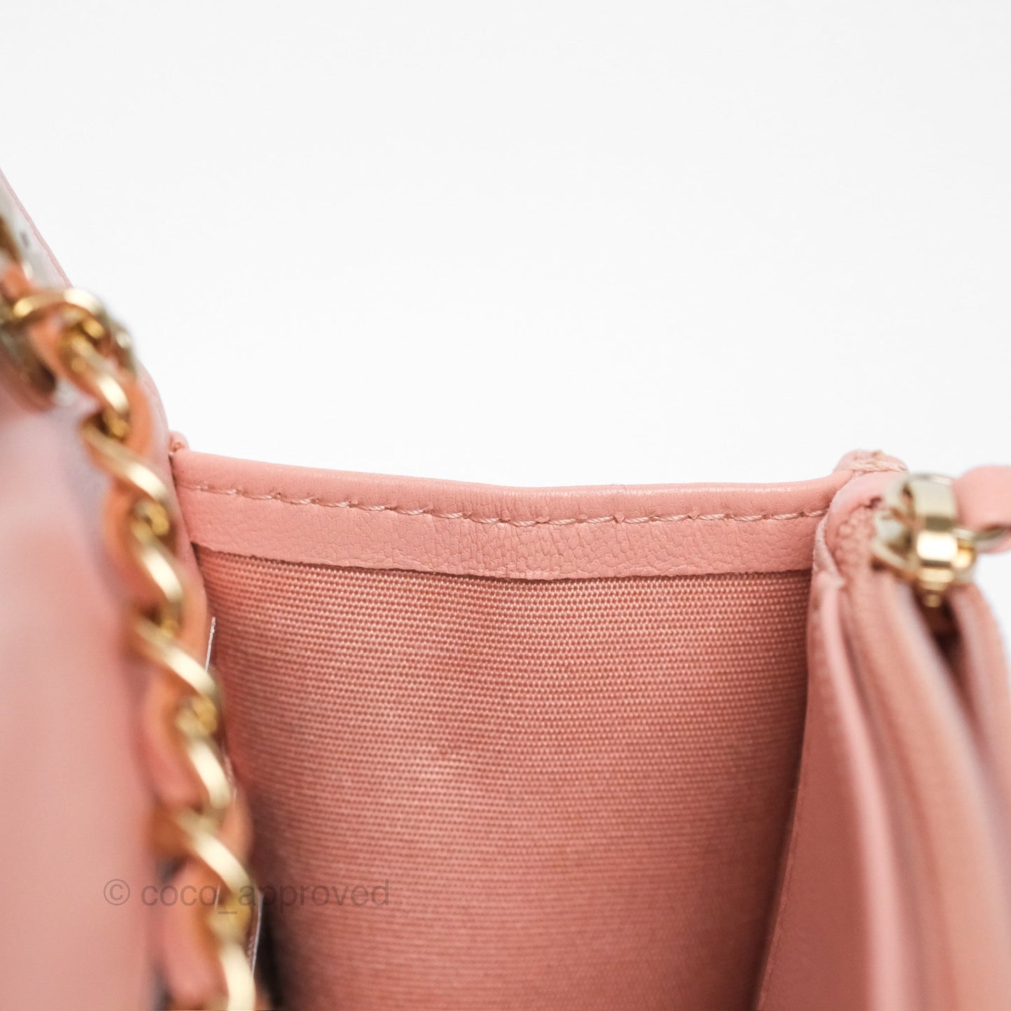Chanel Trendy CC WOC Quilted Salmon Pink Lambskin Gold Hardware