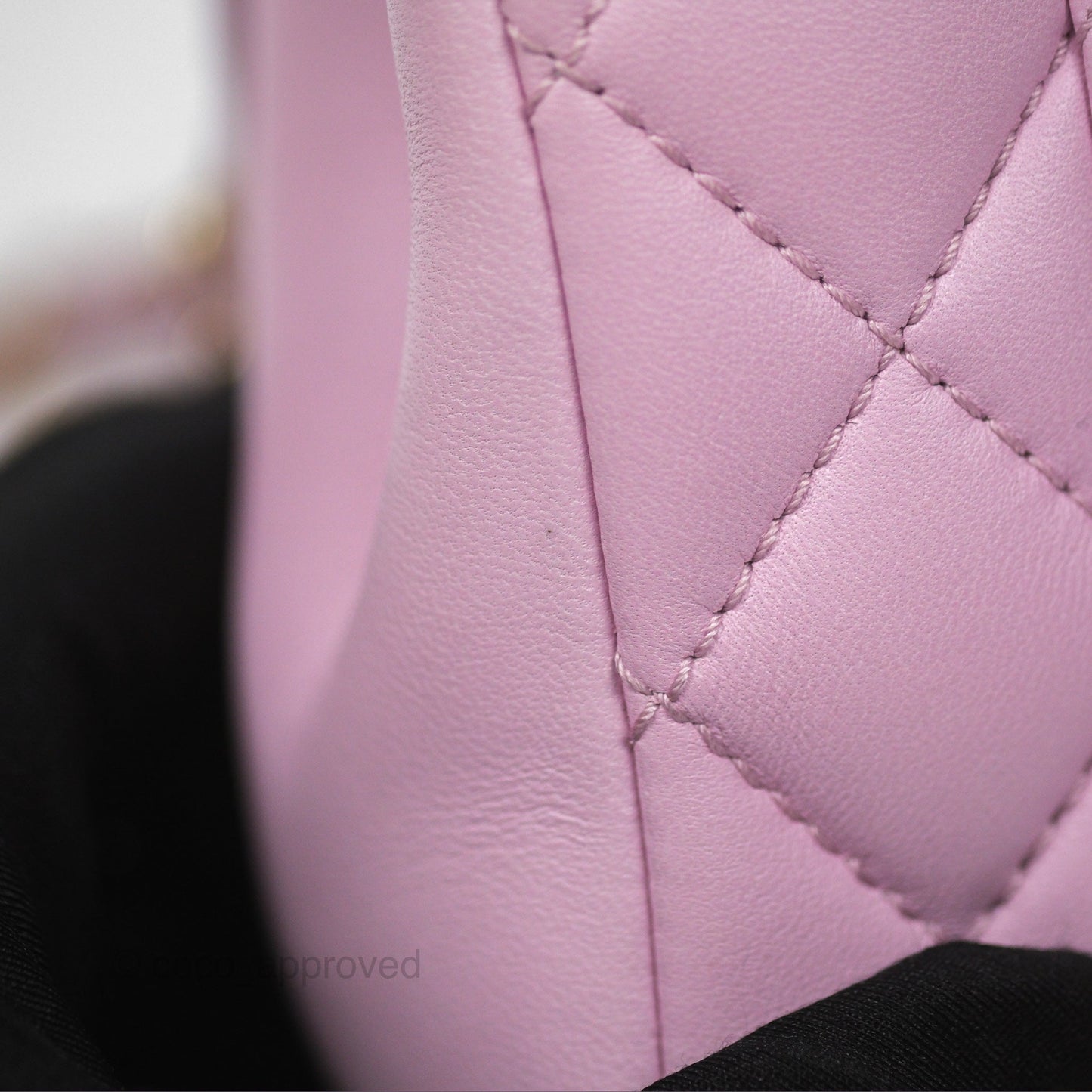 Chanel Quilted Flap Bag Pink Lambskin Aged Gold Hardware