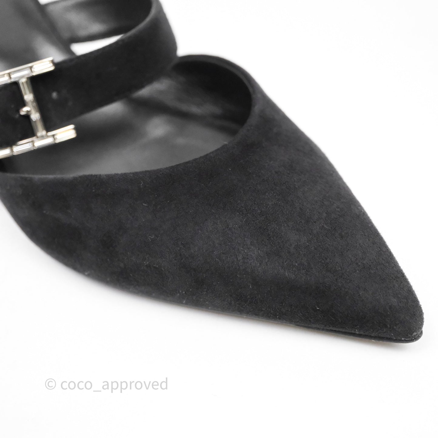 Hermès Suede Blink Black Size 37