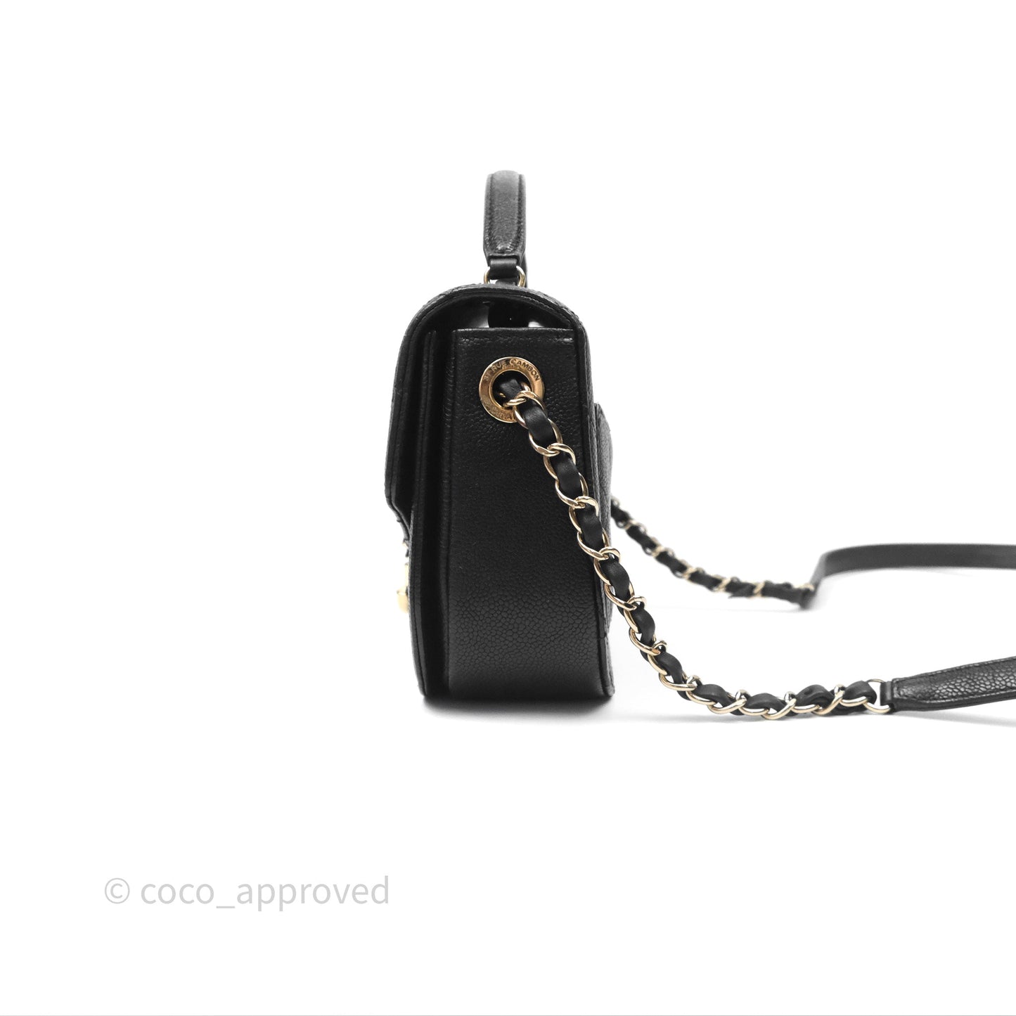 Chanel Small CC Cuba Flap Bag Black Caviar Gold Hardware