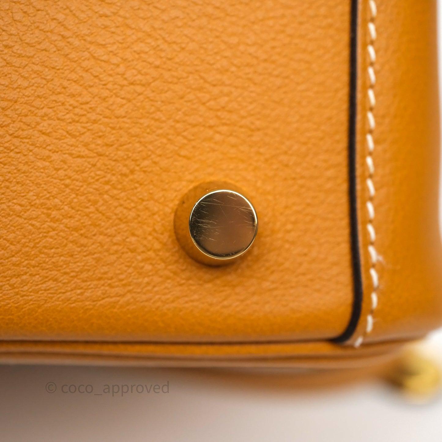 Hermès Lindy 26 Toffee 1H Taurillon Clemence Gold Hardware