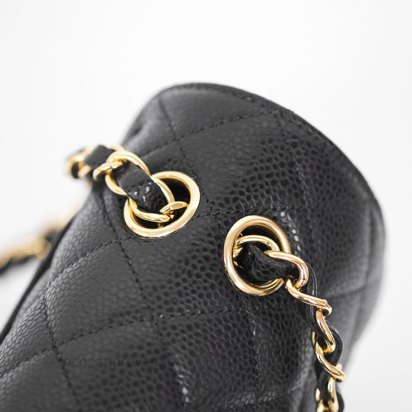 Chanel Quilted Small Classic Flap Black Caviar Gold Hardware