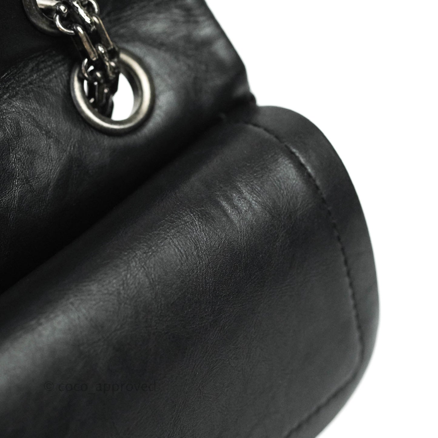 Chanel Reissue Quilted Aged Calfskin Black Ruthenium Hardware 226