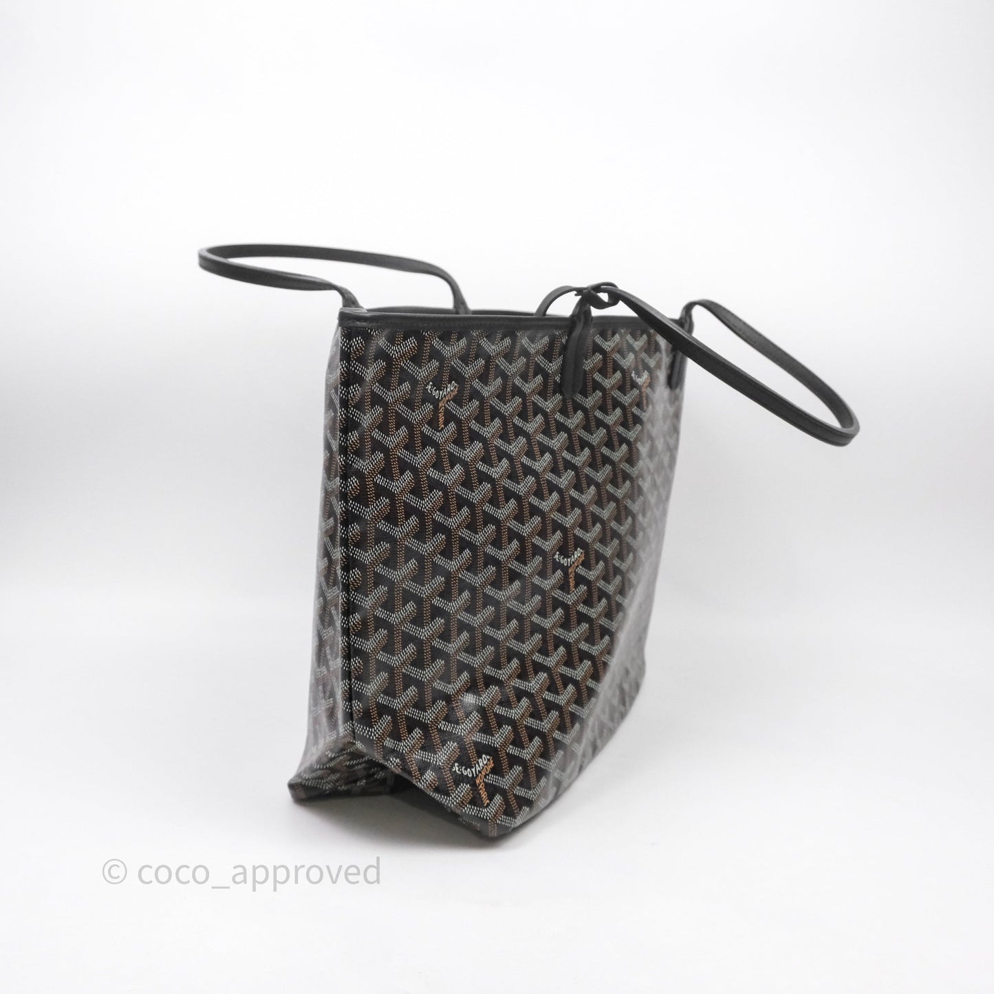 Goyard St Louis Tote PM Black