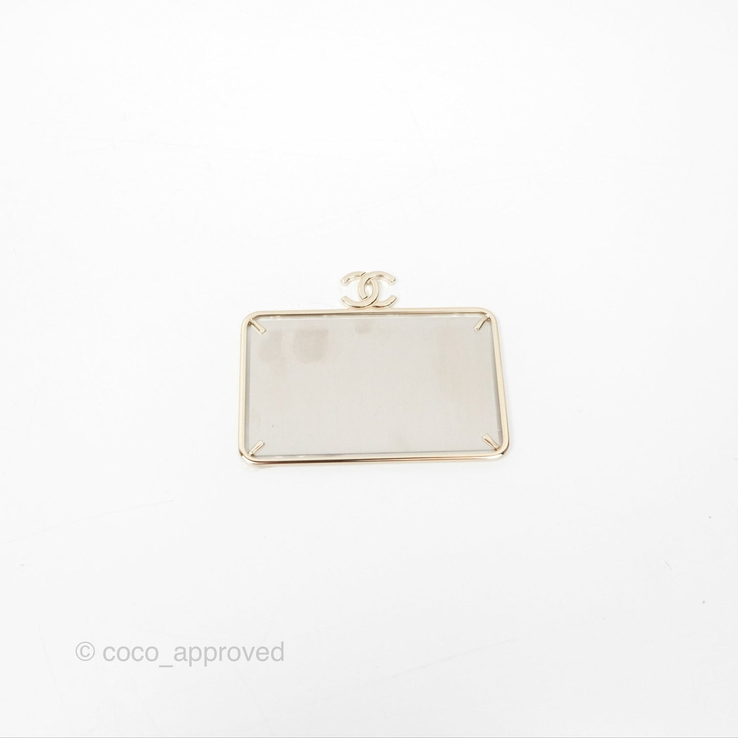 Chanel Quilted Top Handle Vanity White Caviar Gold Hardware