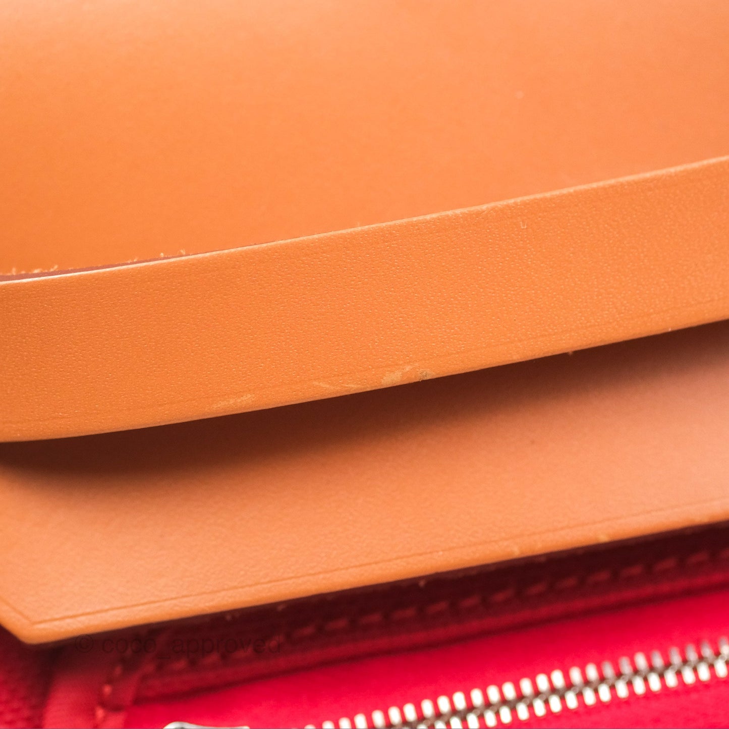 Hermès Herbag Zip 31 Rouge Tomate S5/ Naturel 27 Canvas Palladium Hardware