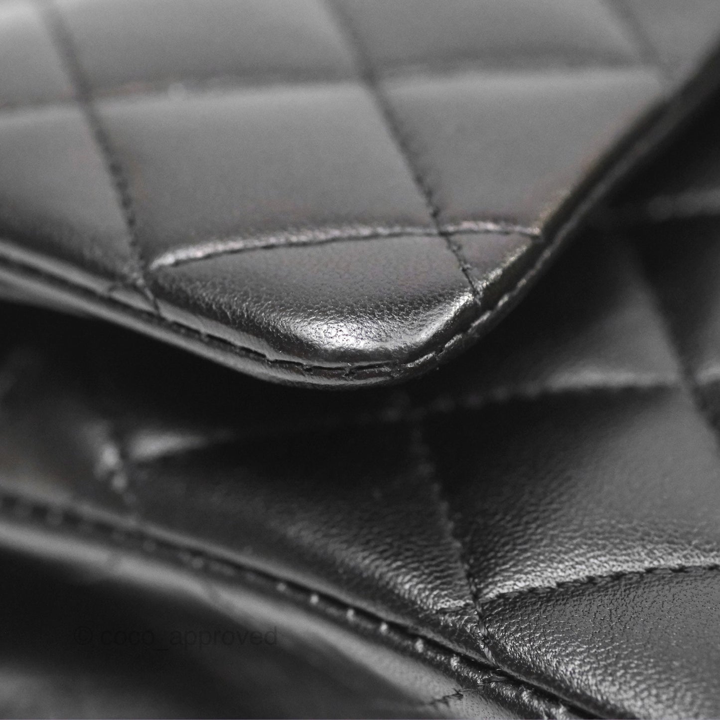 Chanel Small Classic Quilted Flap Black Lambskin Rose Gold Hardware