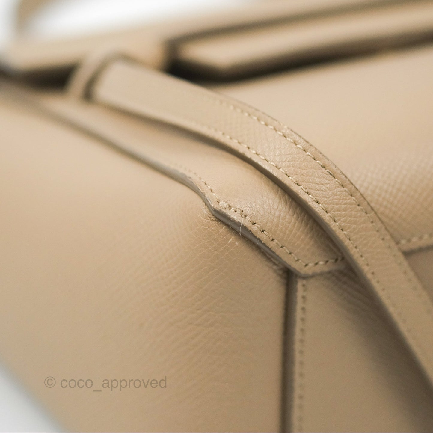Celine Nano Belt Bag Light Taupe Grained Calfskin Gold Hardware