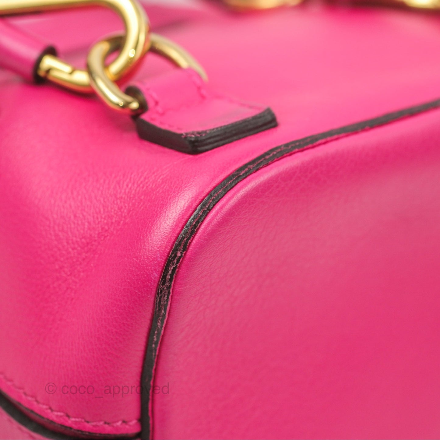 Chloé Mini Faye Backpack Hot Pink