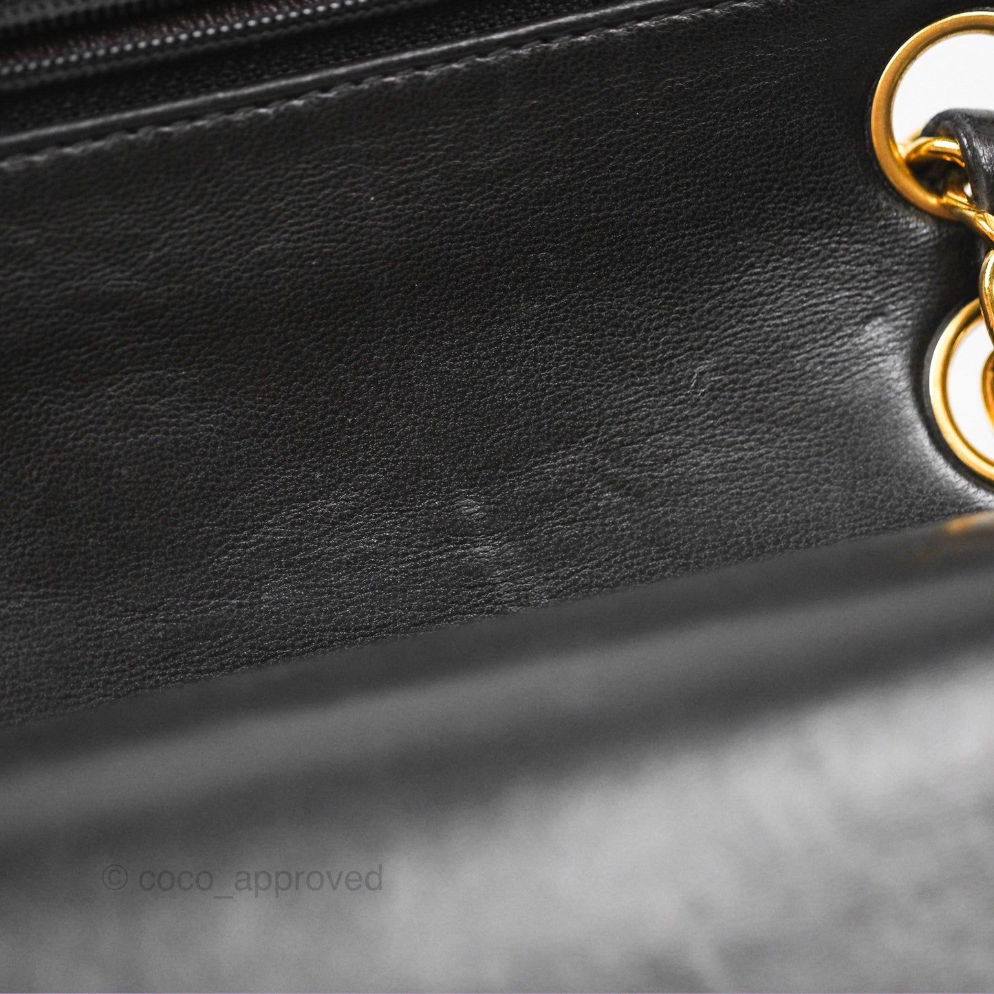 Chanel Classic Vintage Small Flap Black Lambskin 24K Gold Hardware