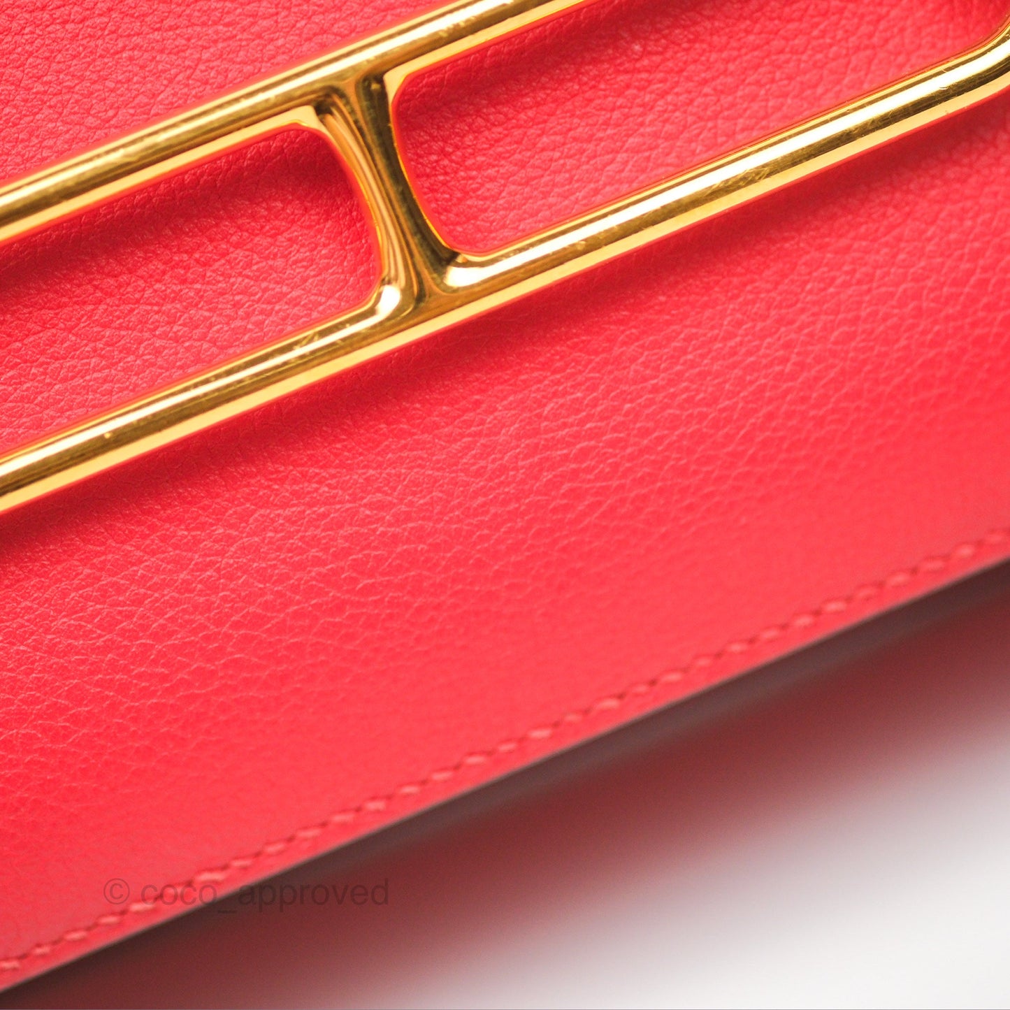 Hermès Roulis Mini 18 Rouge De Coeur Evercolor Permabrass Hardware