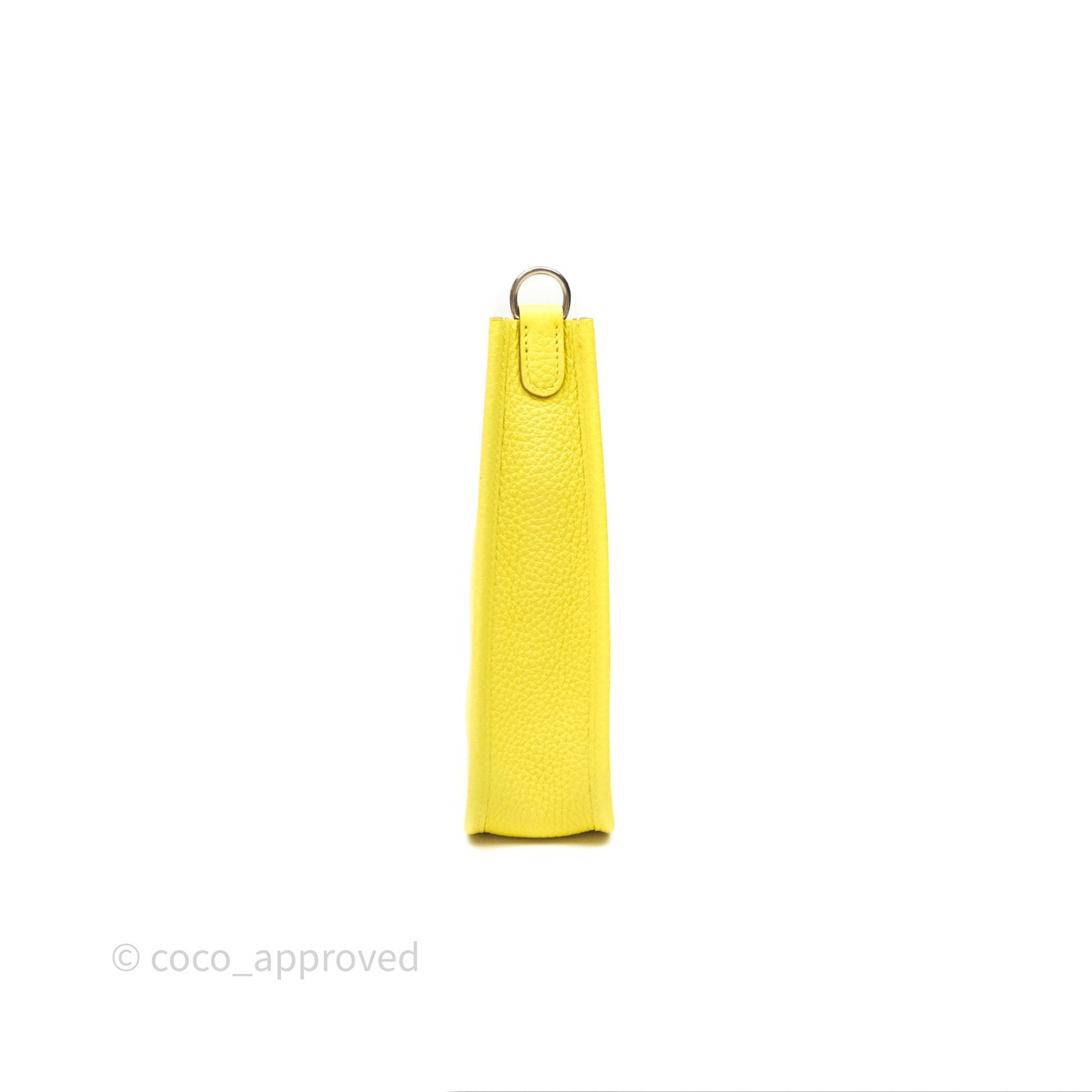 Hermès Mini Evelyne 16 Lime Clemence Palladium Hardware