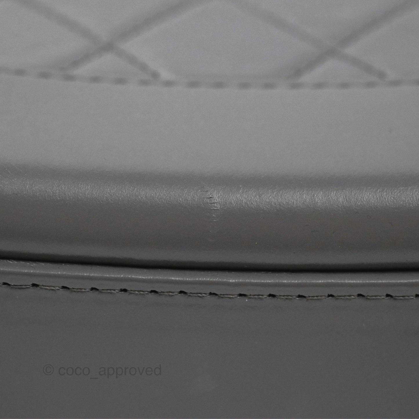 Chanel Small Gabrielle Hobo Quilted Dark Grey Aged Calfskin