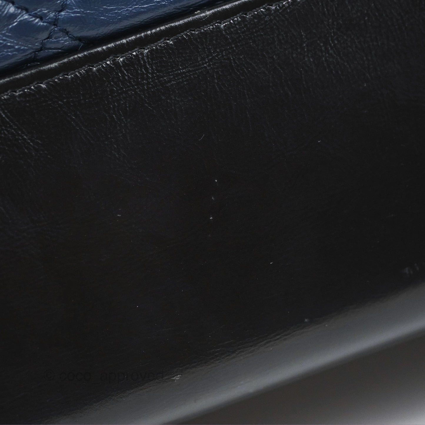 Chanel Large Gabrielle Hobo Navy Black Aged Calfskin Mixed Hardware