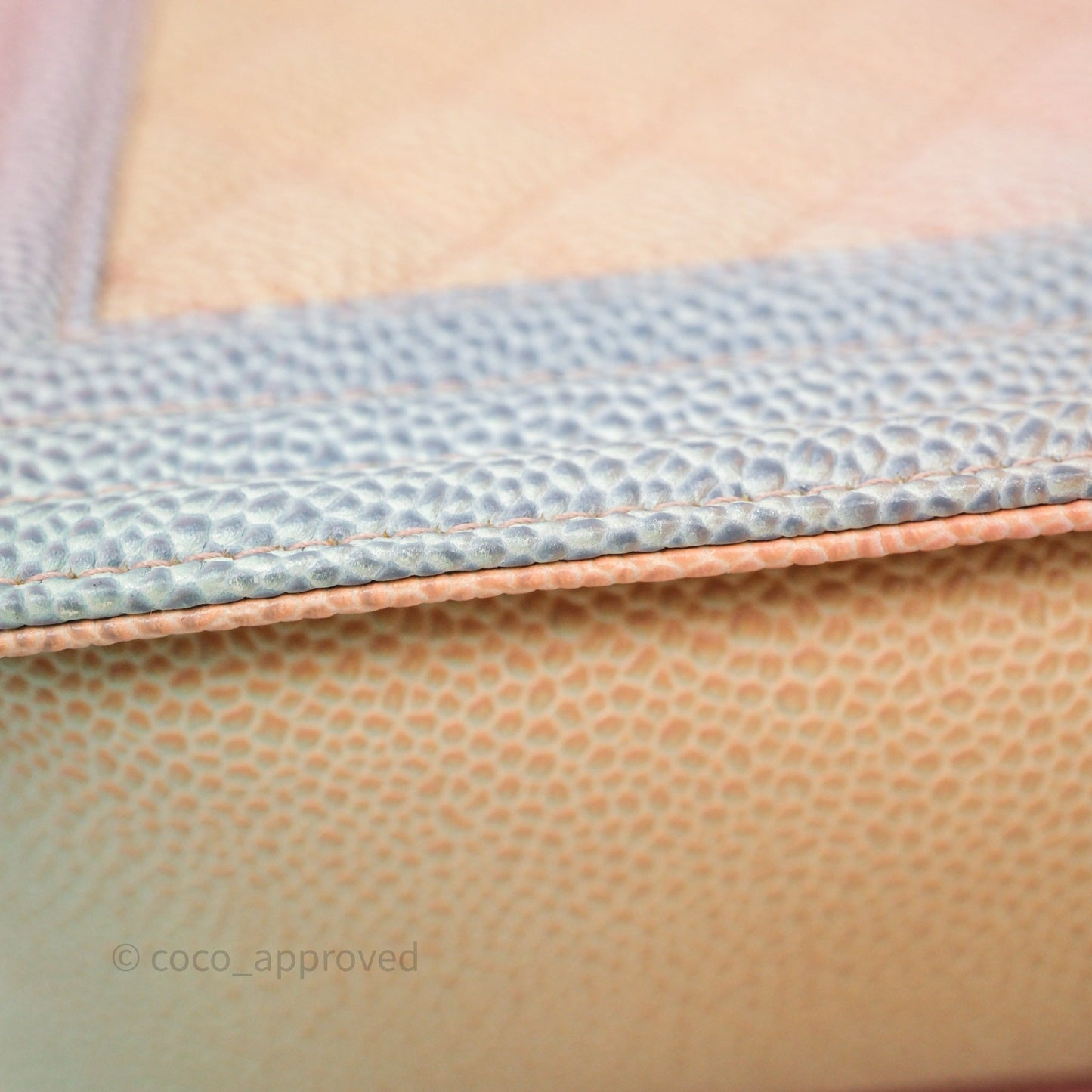 Chanel Medium Boy Quilted Rainbow Caviar Silver Hardware
