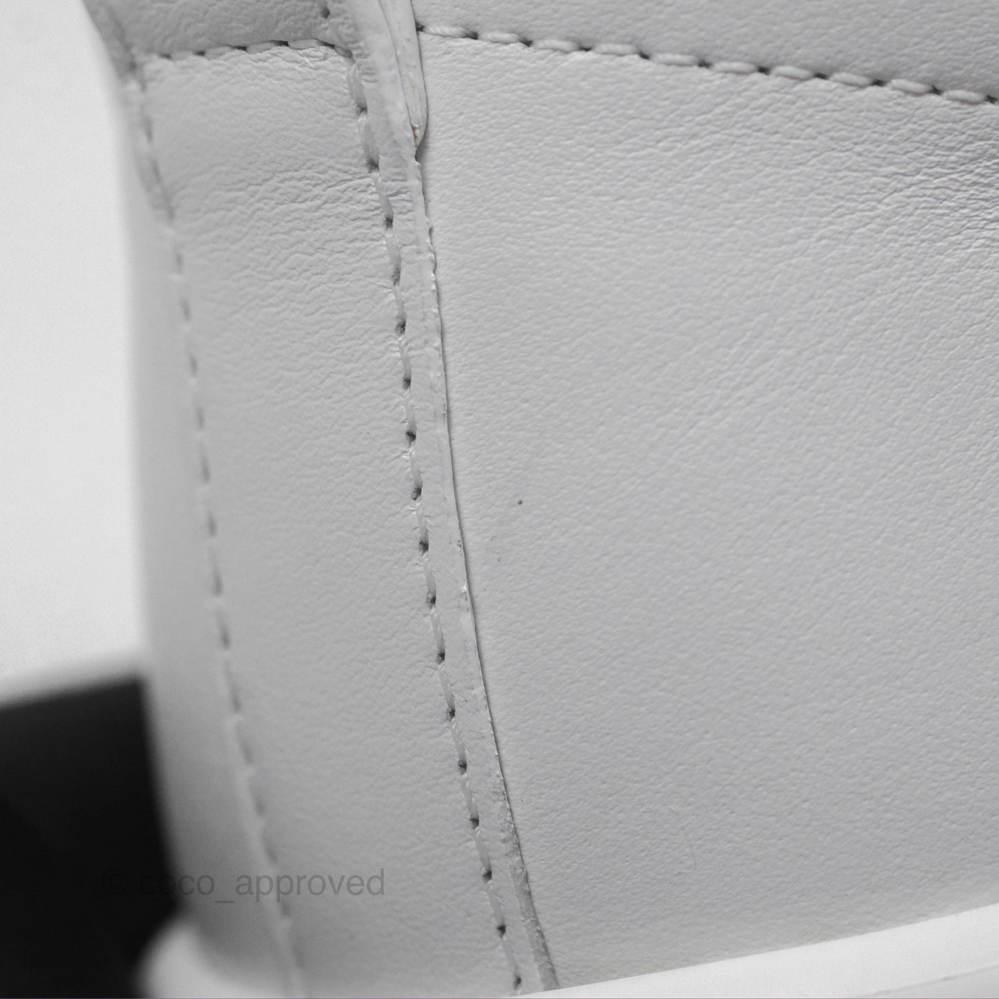 Hermès Happy Sneaker in White Calfskin Size 36.5