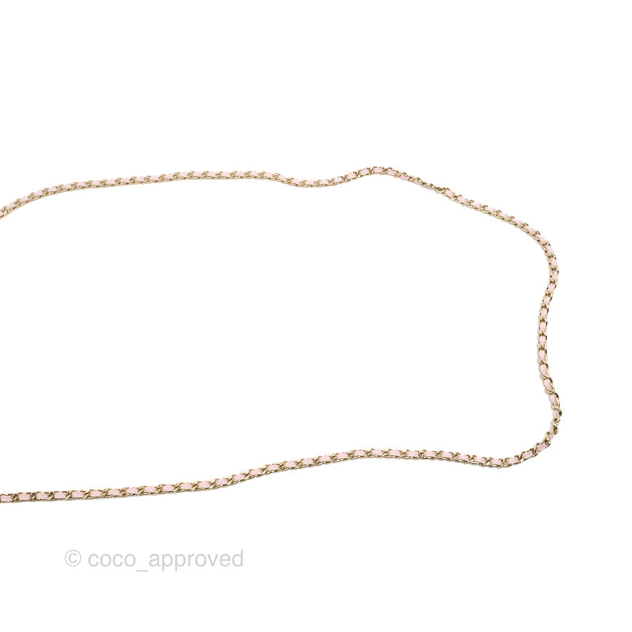Chanel Quilted Classic Wallet on Chain WOC Pink Caviar Gold Hardware