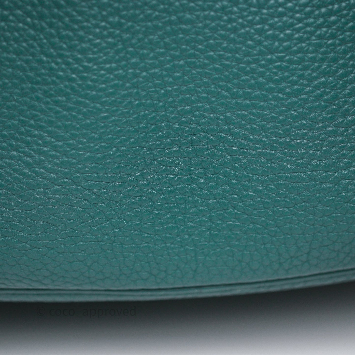 Hermès Lindy 30 Malachite Z6 Clemence Palladium Hardware