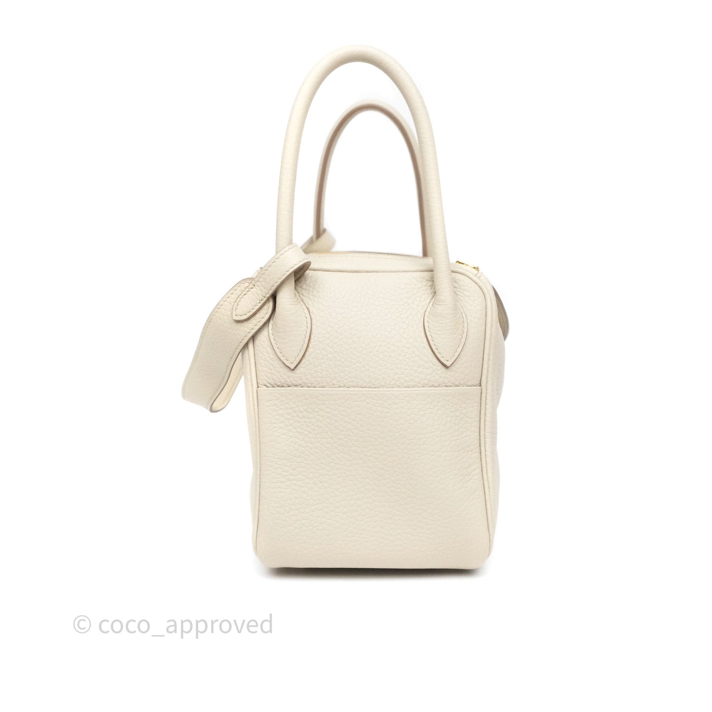 Hermès Lindy 26 Beton 8L Clemence Gold Hardware