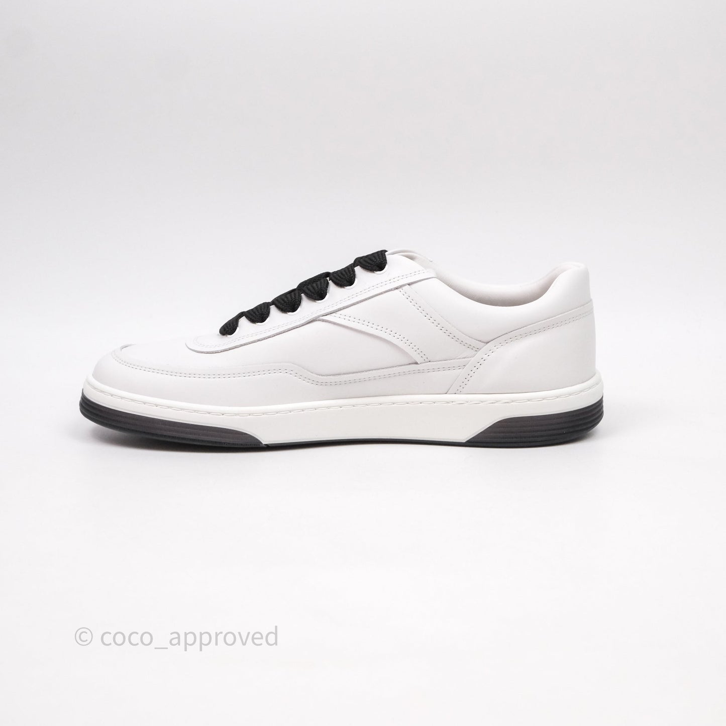 Chanel Logo Sneakers White Size 39