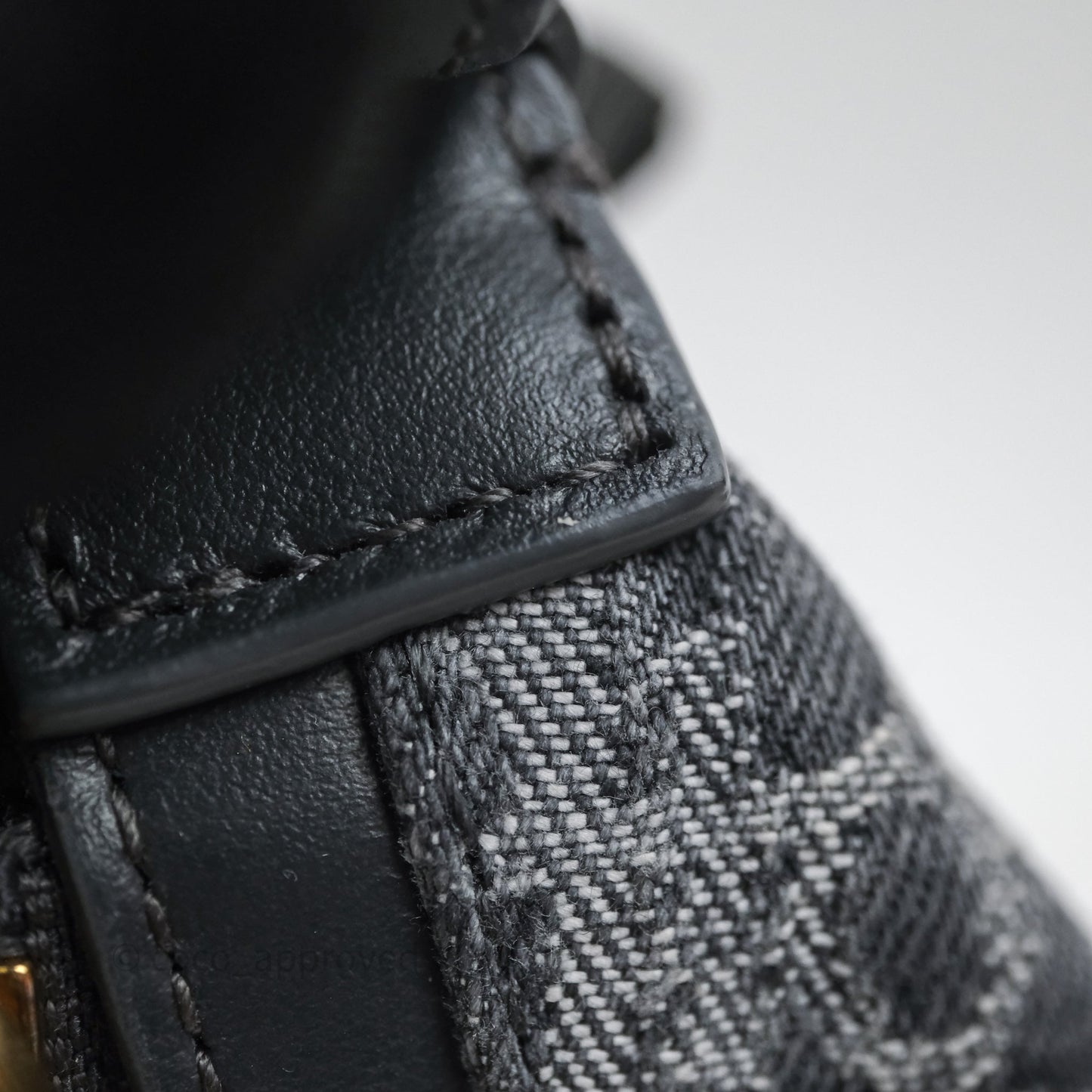 Dior Small D-Journey Bag Gray Denim Dior Oblique Jacquard